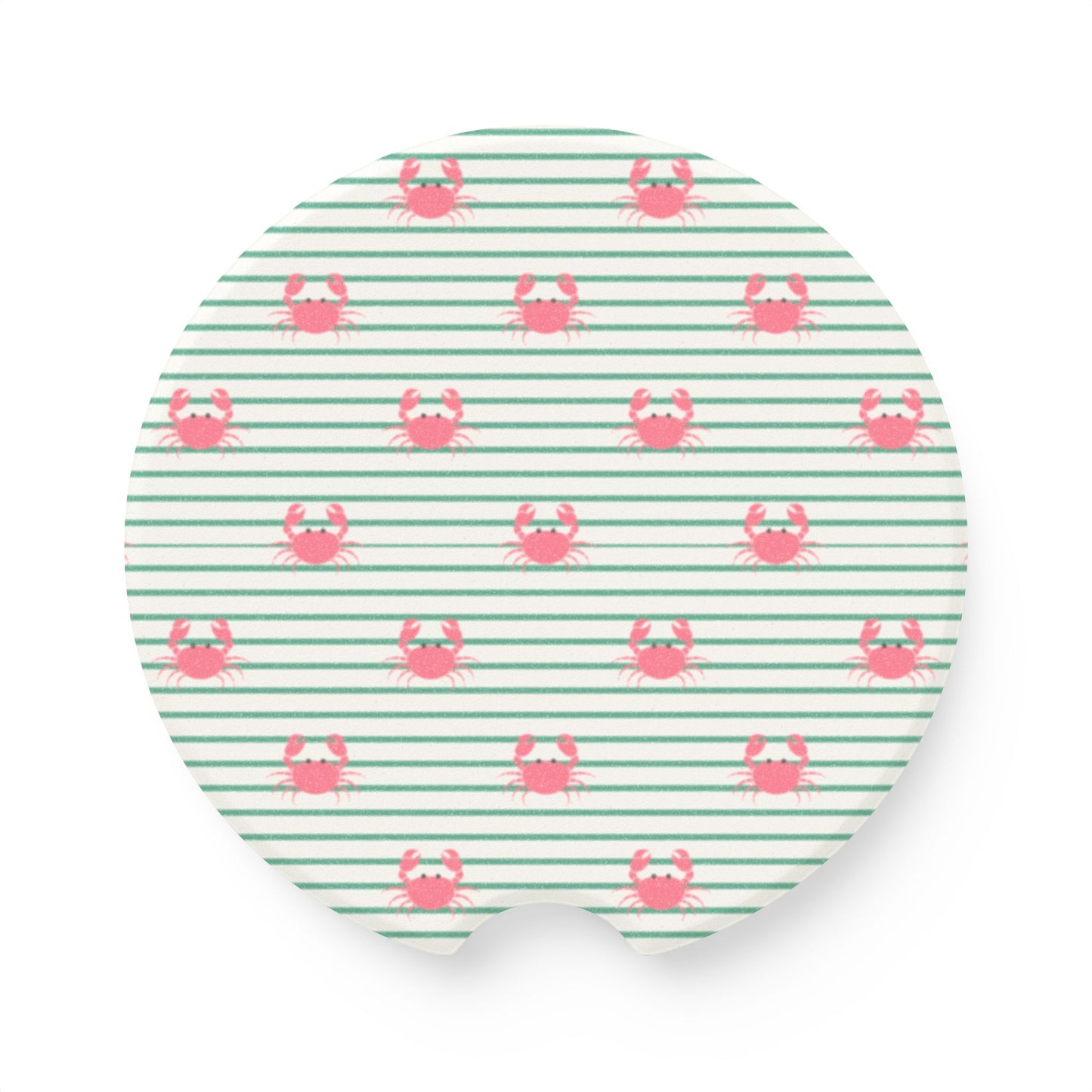 Cute Crabs Soapstone Car Coaster