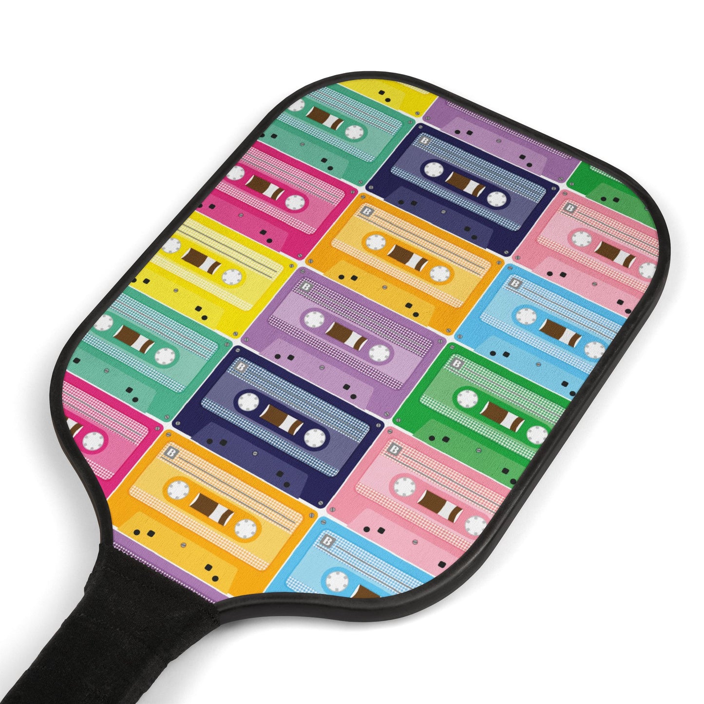 Cassette Tapes Pickleball Paddle Set