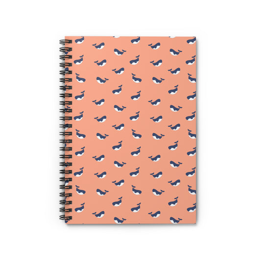 Whimsical Whales Spiral Notebook
