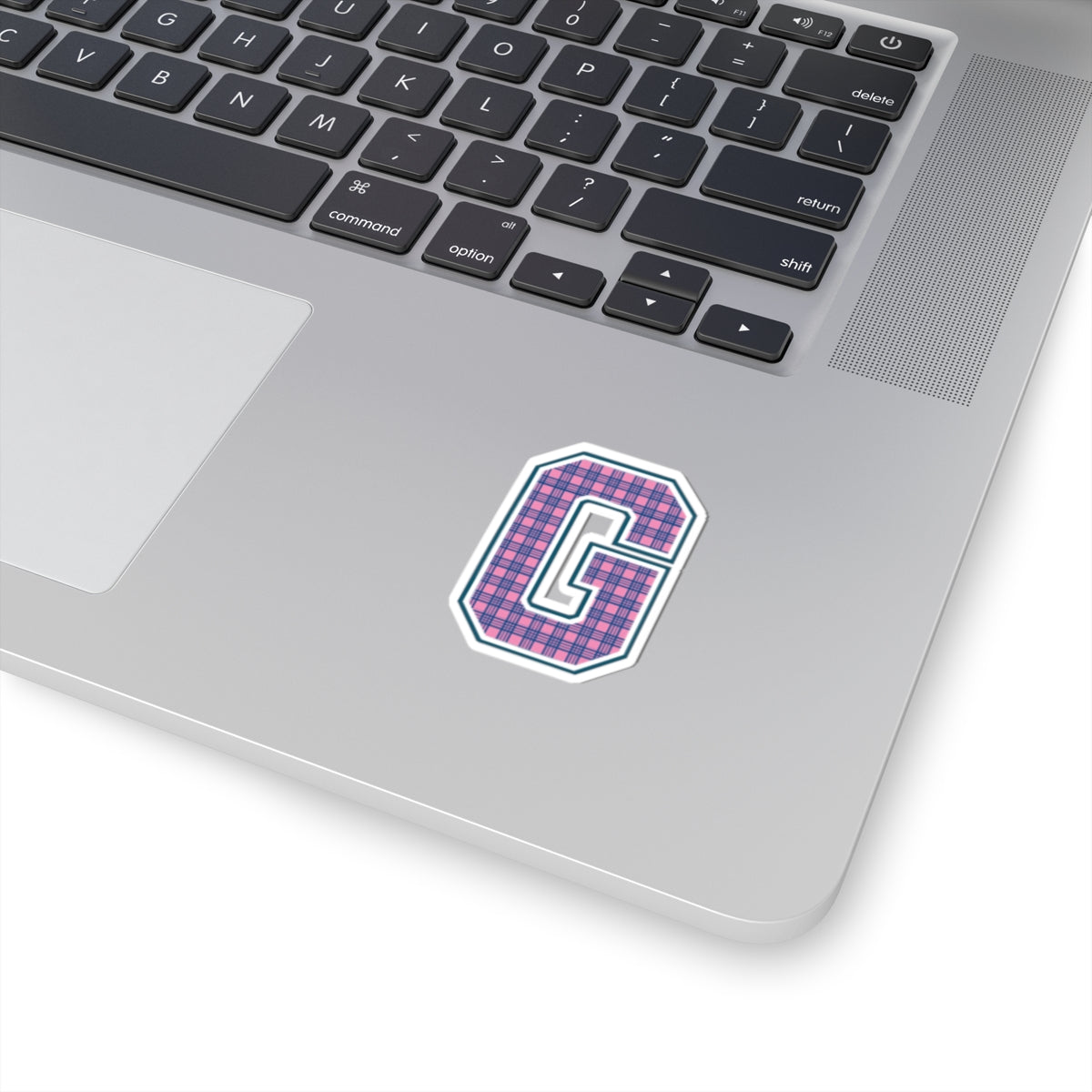 Preppy Letter G Kiss Cut Sticker