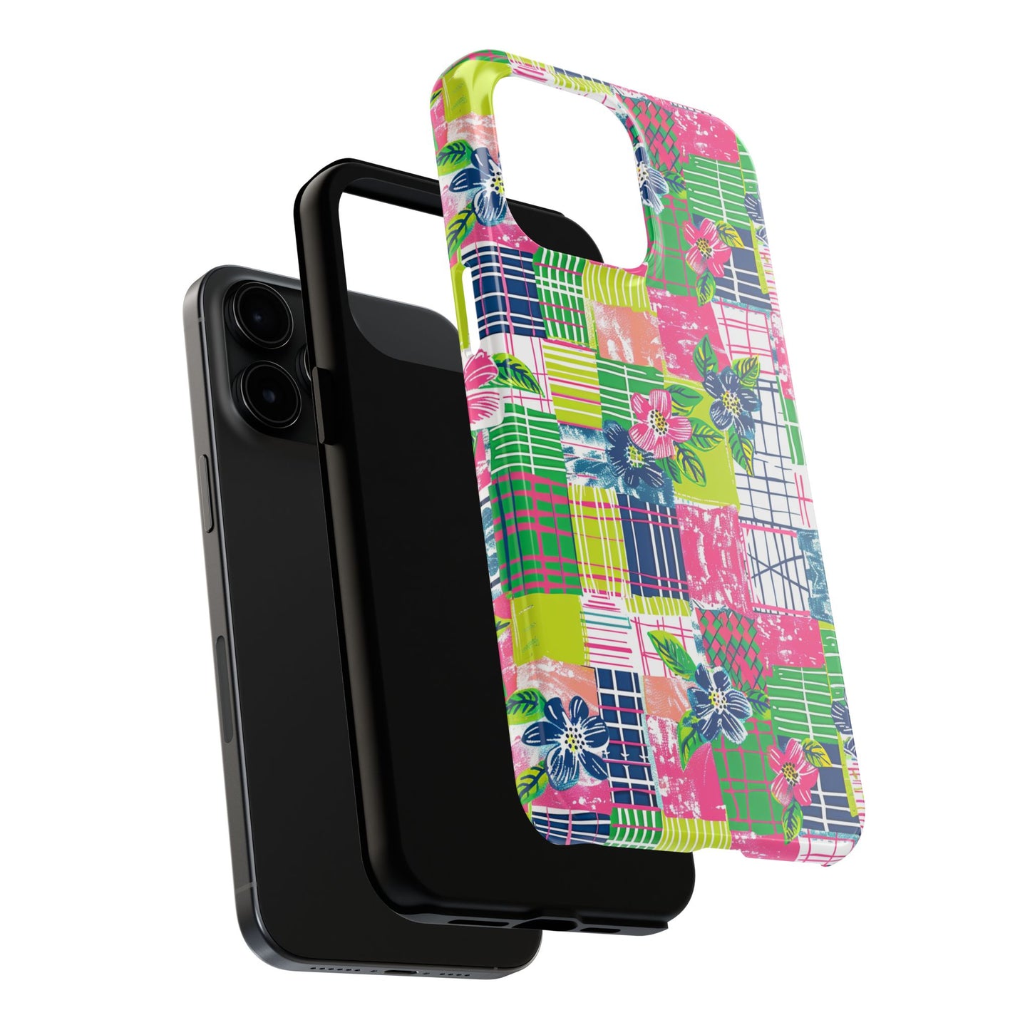 Tropical Madras Tough Phone Case