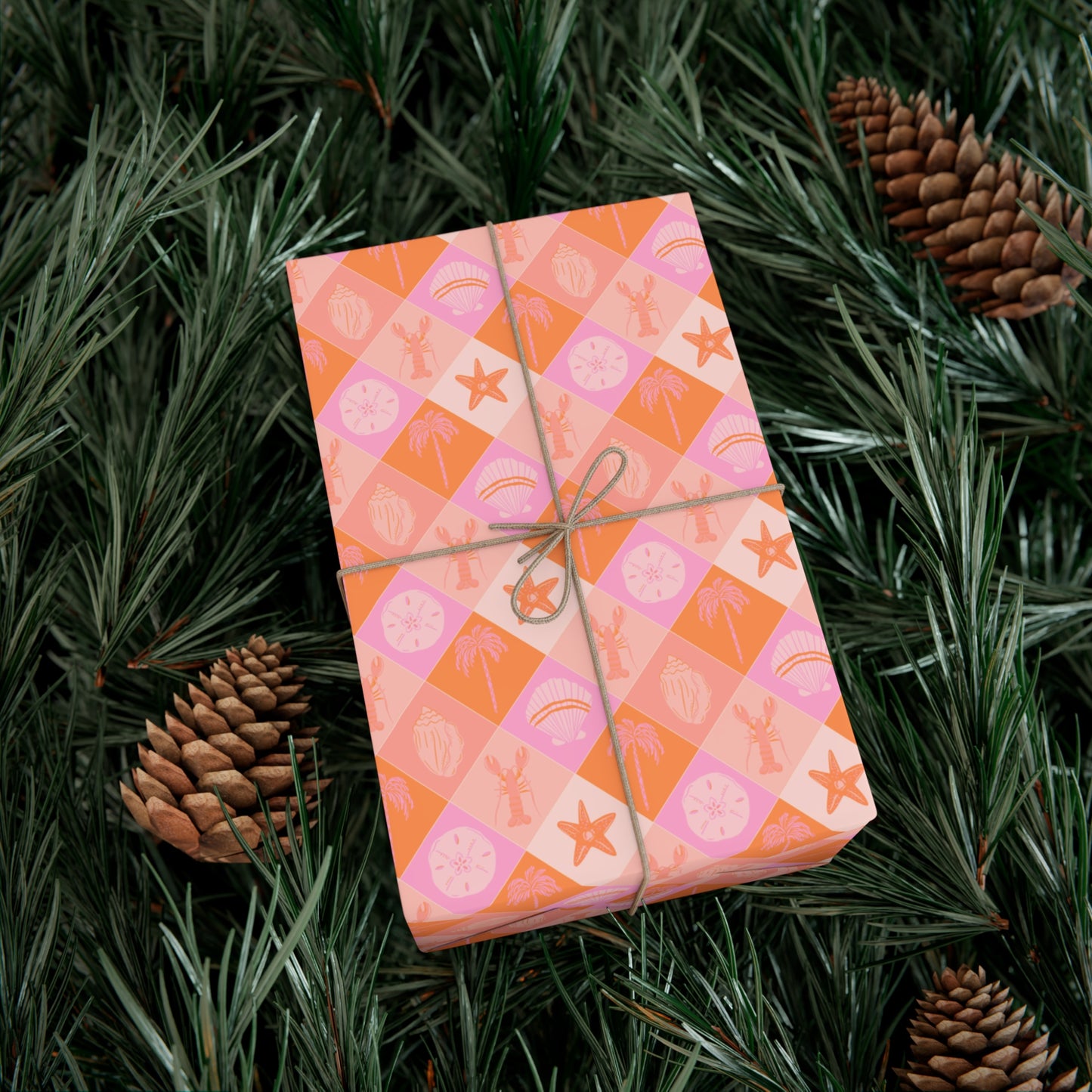Bright Beach Pattern Gift Wrap