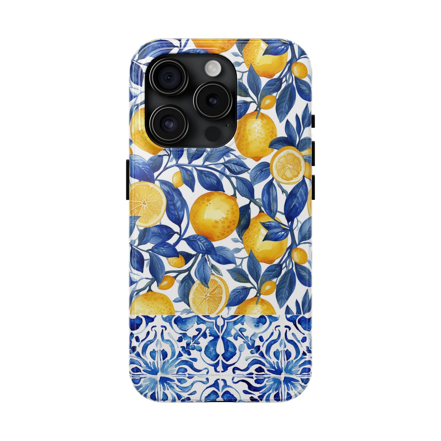 Lemons & Tiles Tough Phone Case
