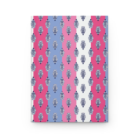 Ginger Jar Stripes Hardcover Journal