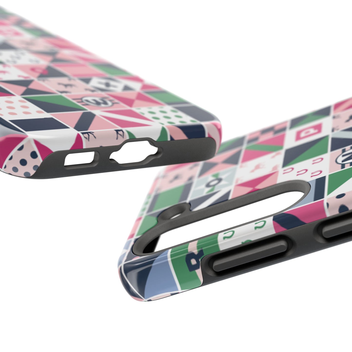 Equestrian Patchwork Tough Phone Case