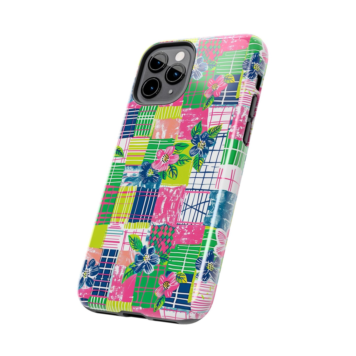 Tropical Madras Tough Phone Case