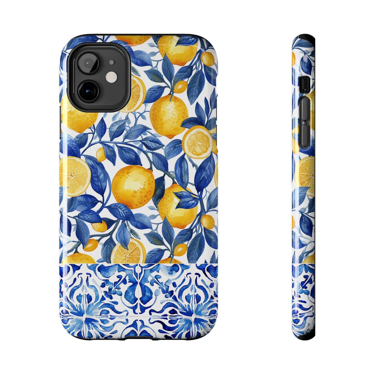 Lemons & Tiles Tough Phone Case