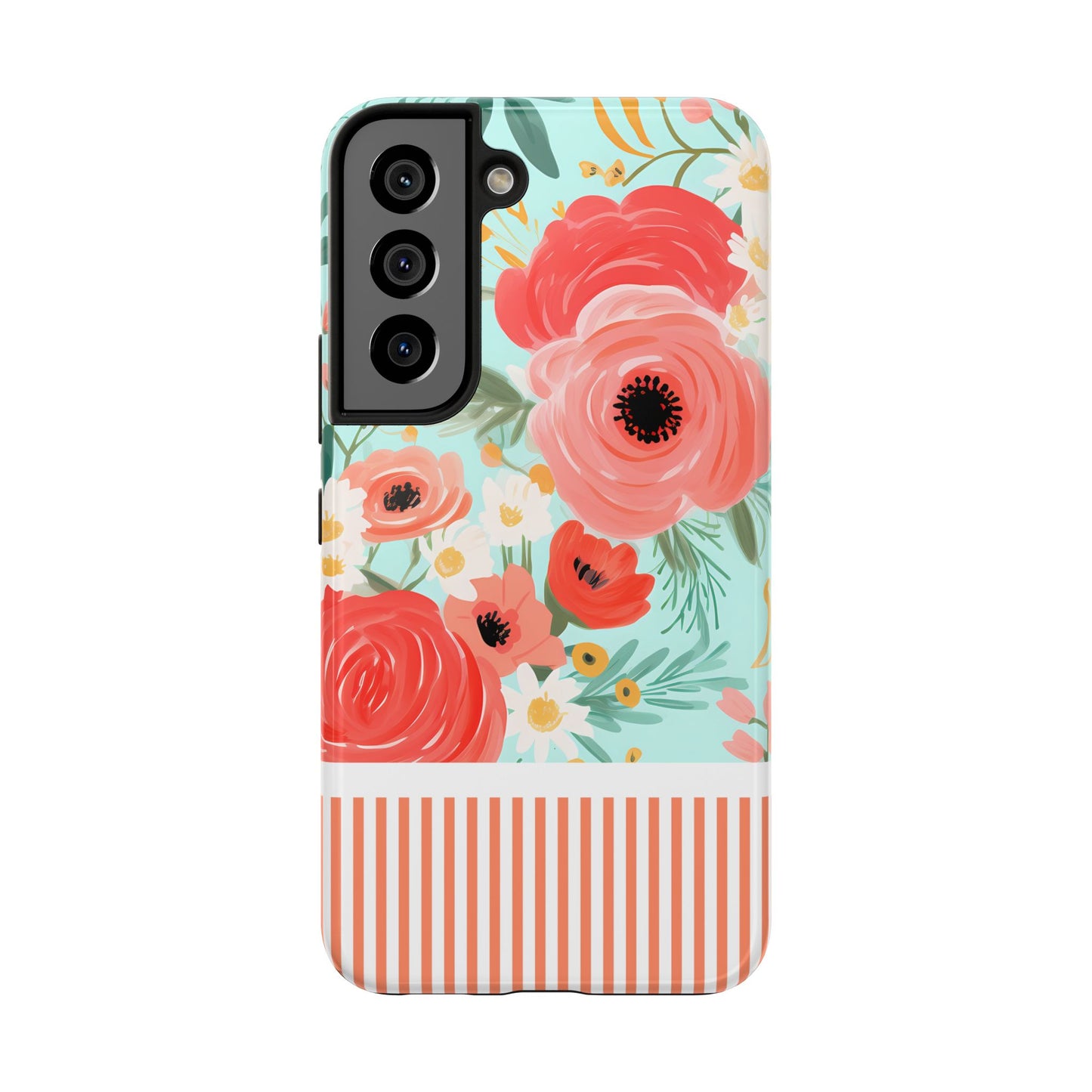Coral FloralTough Phone Case