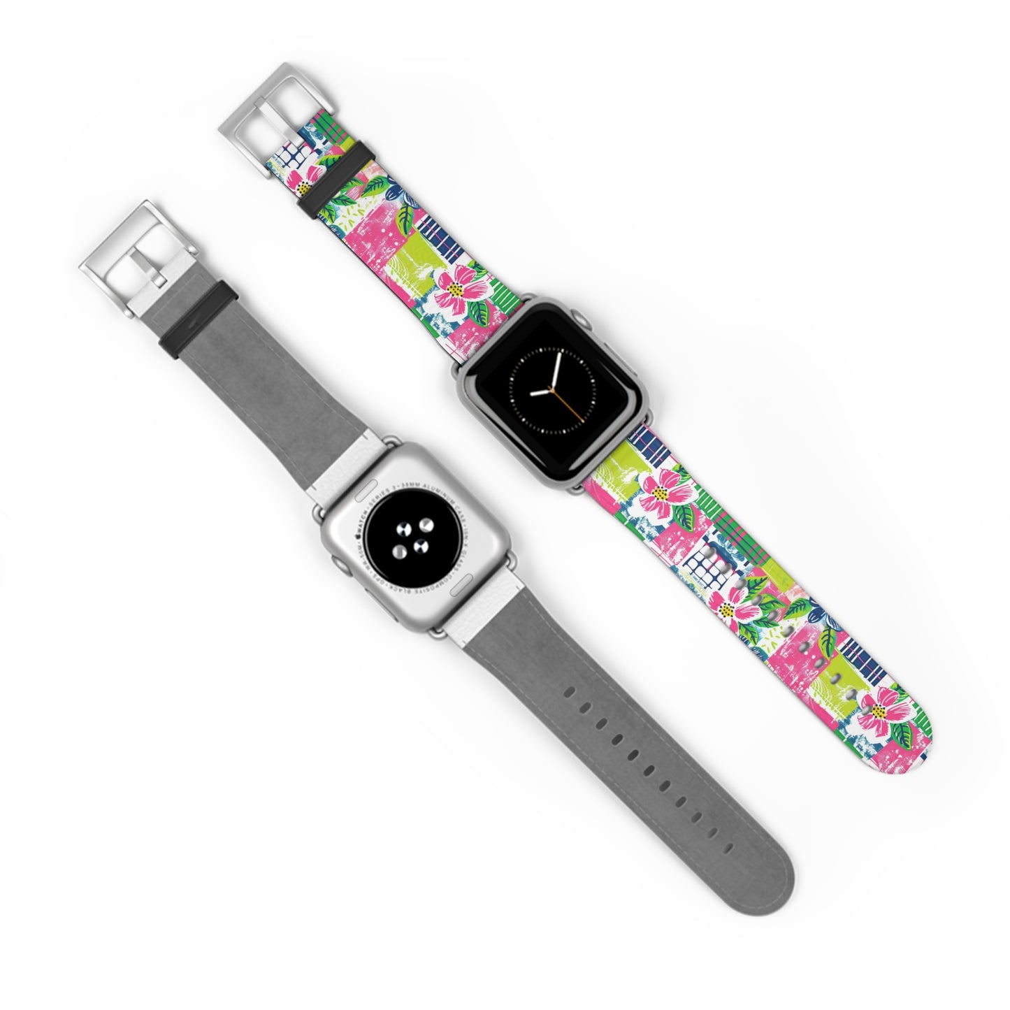 Tropical Madras Watch Band