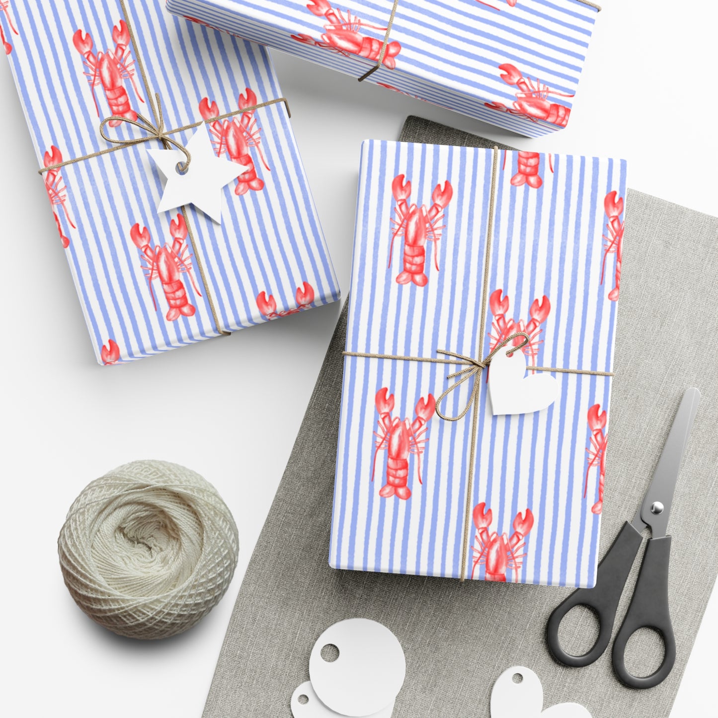 Lobster Print Gift Wrap