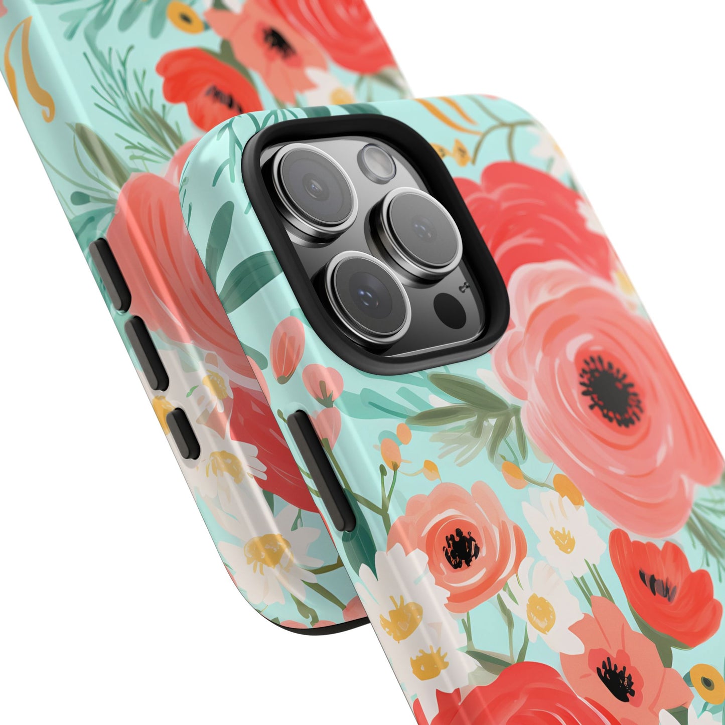 Coral FloralTough Phone Case