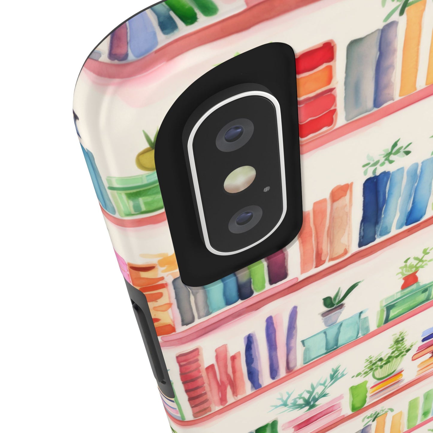 Colorful Bookshelf Tough Phone Cases