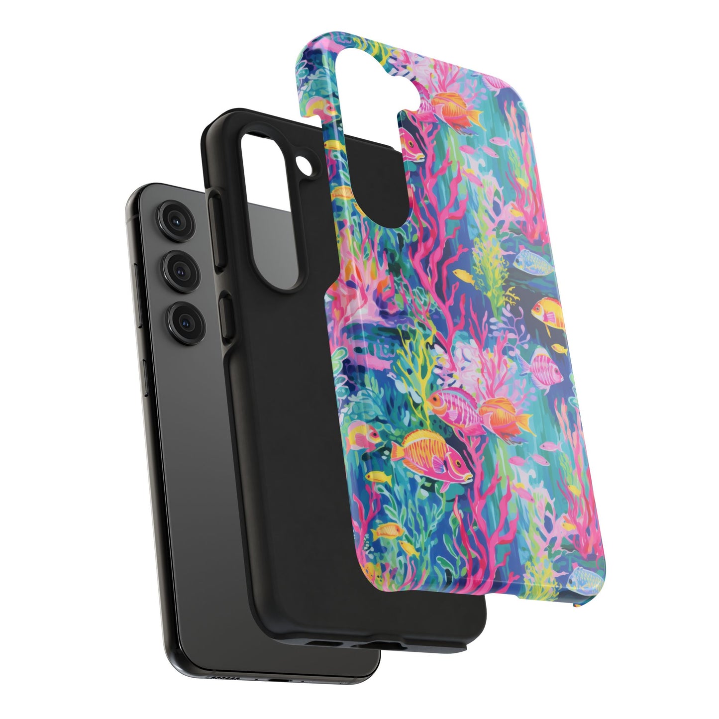 Watercolor Fish Tough Phone Case