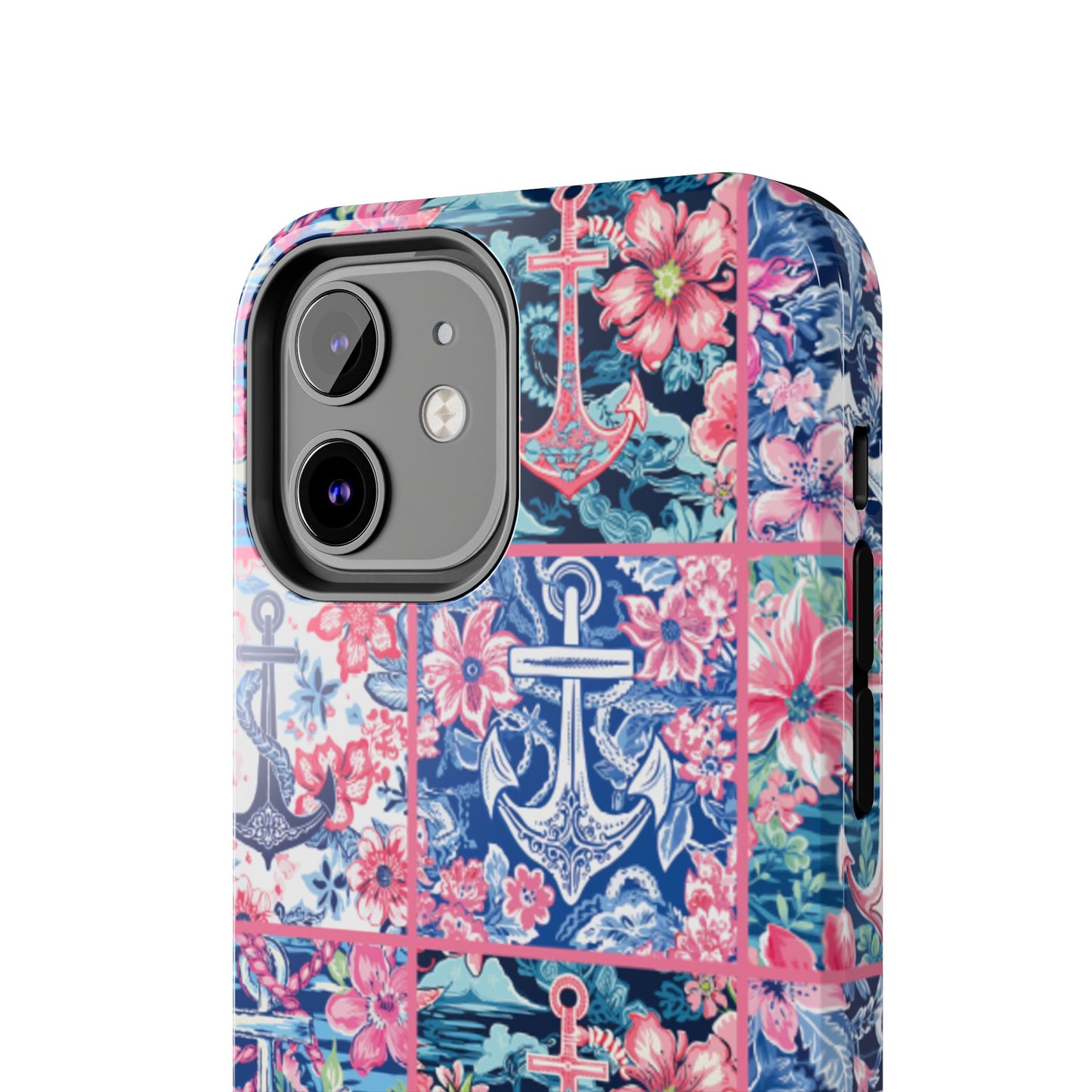 Floral Anchors Tough Phone Case