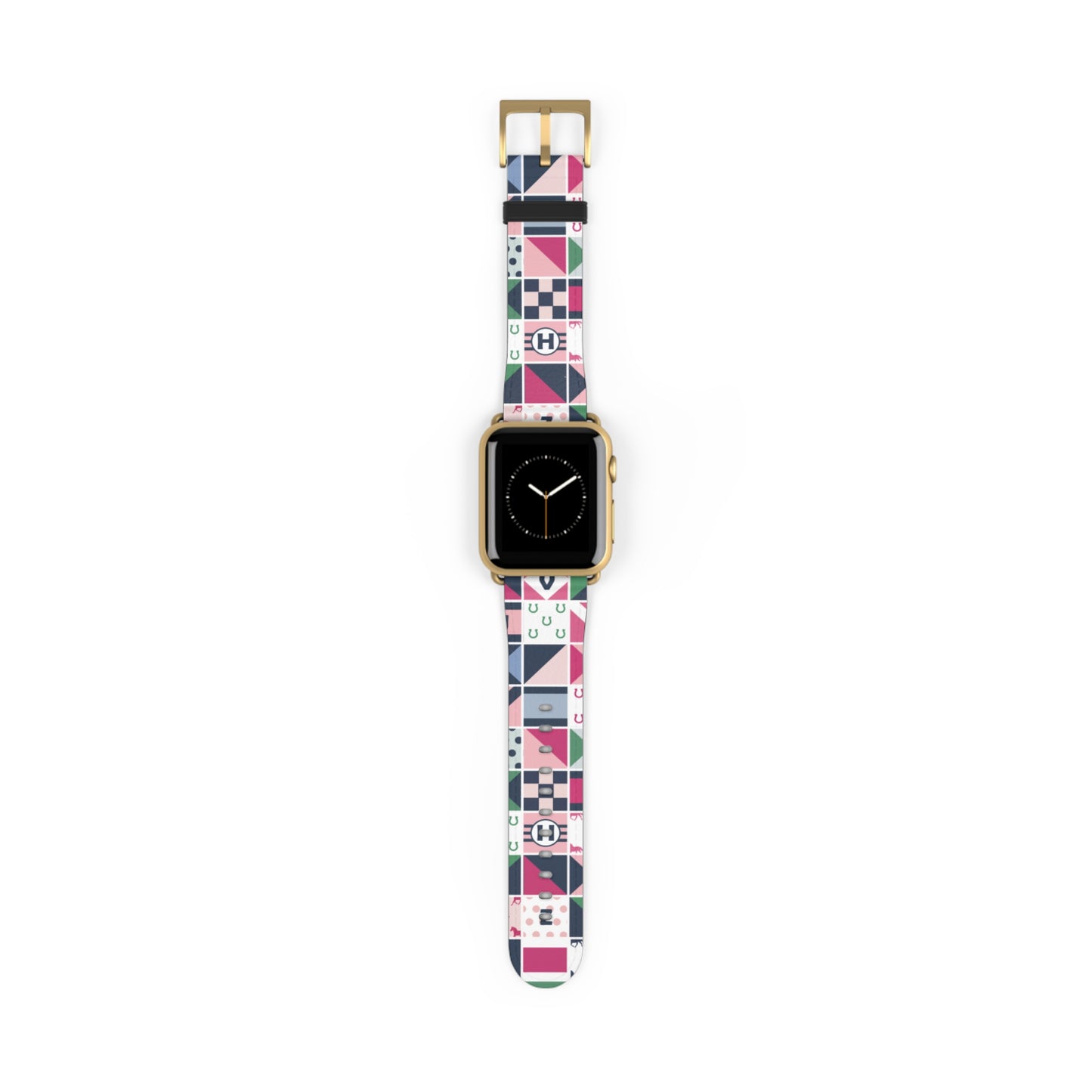 Equestrian Patchwork Watch Band