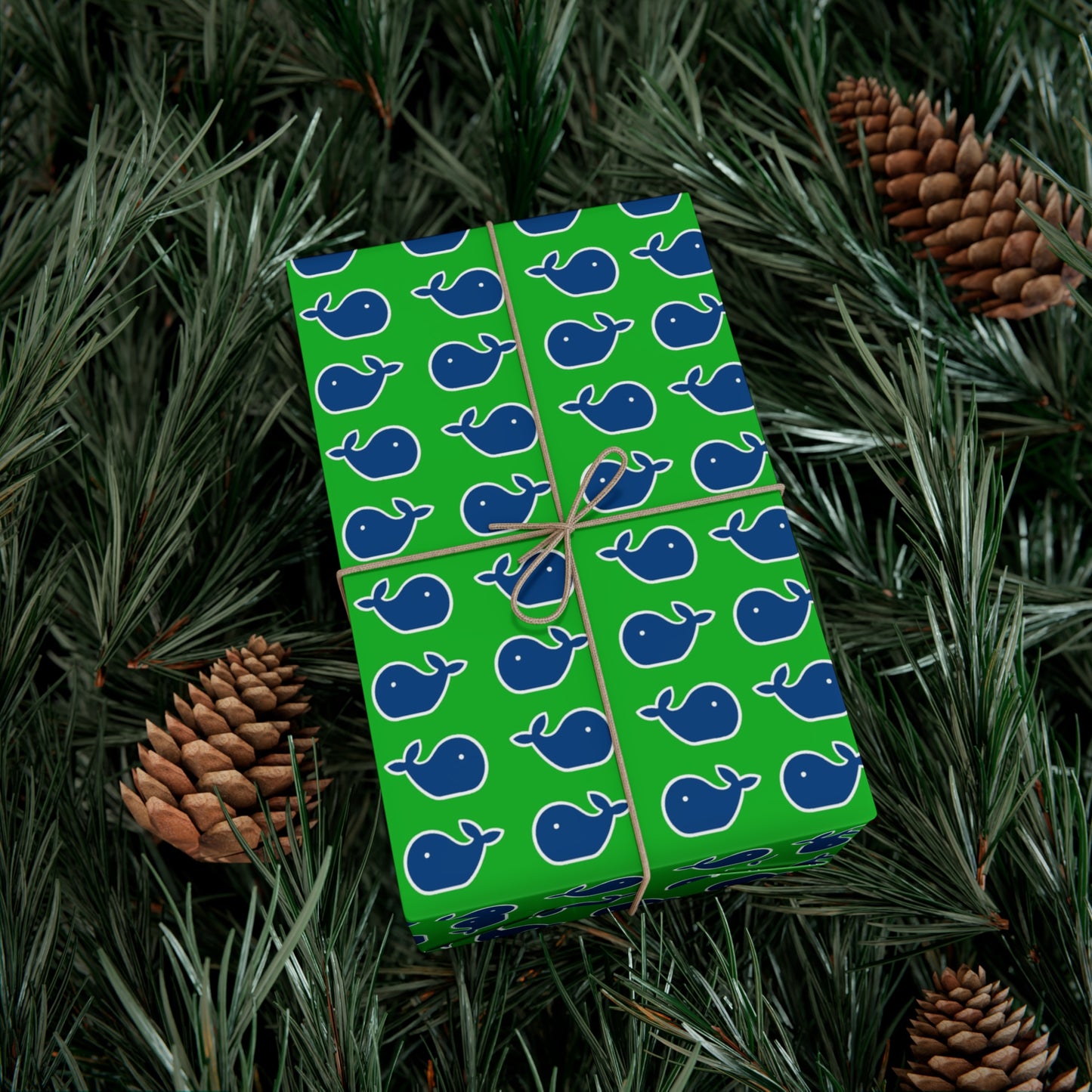 Whale Pattern Gift Wrap