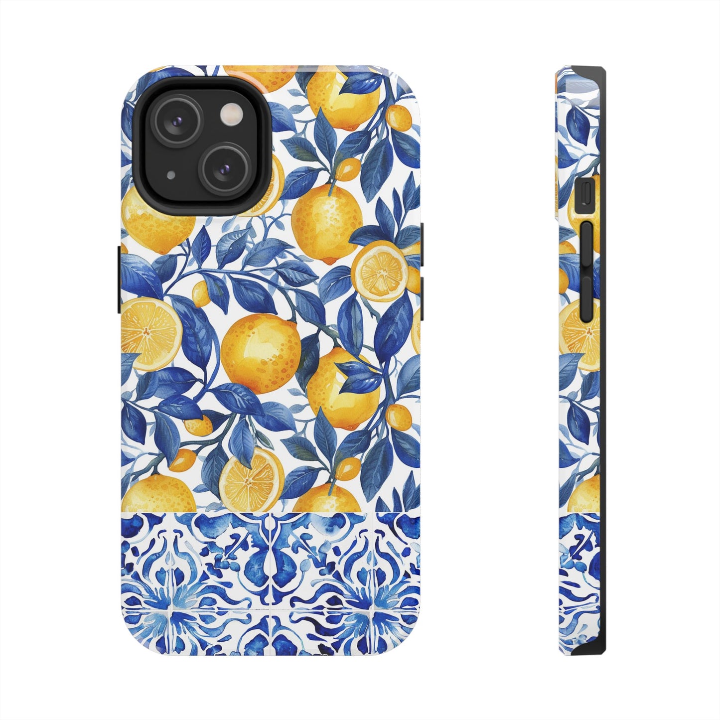 Lemons & Tiles Tough Phone Case