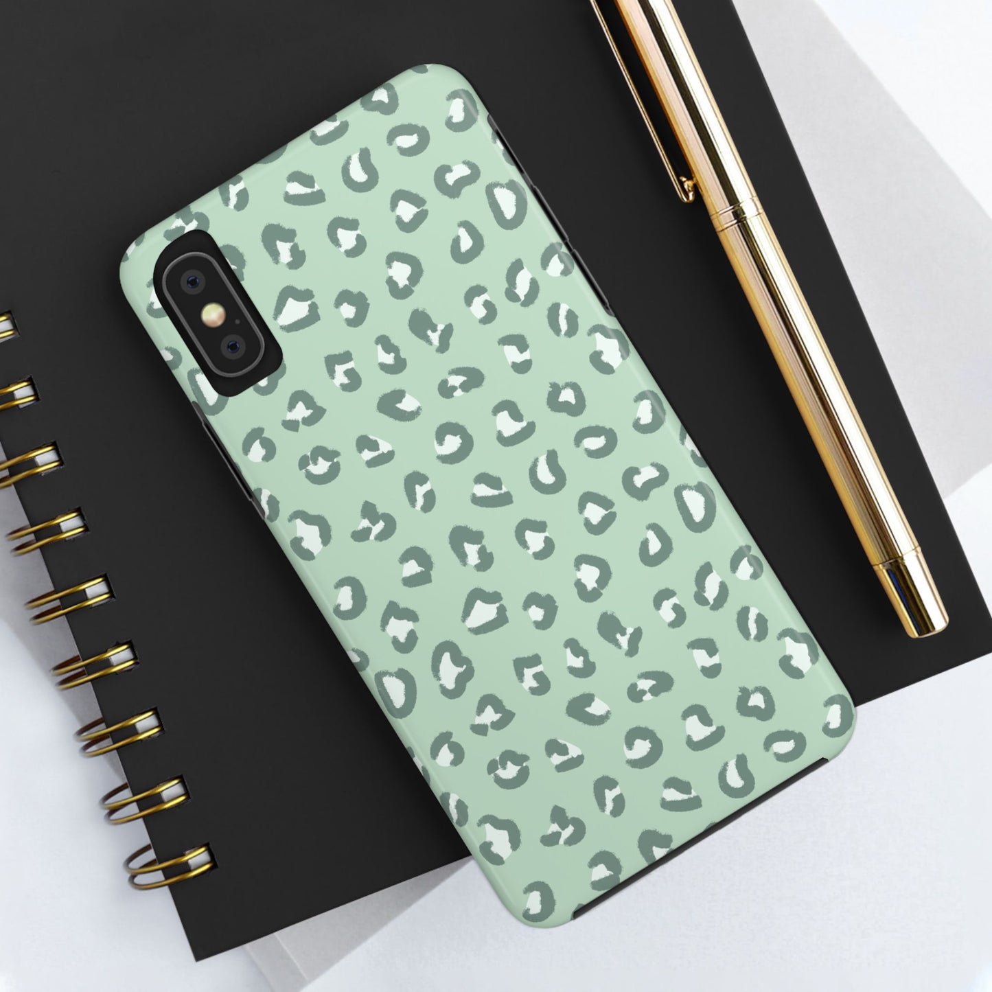 Pastel Leopard Tough Phone Case
