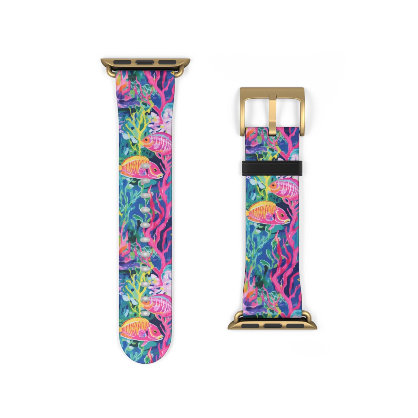 Watercolor Fish Watch Band