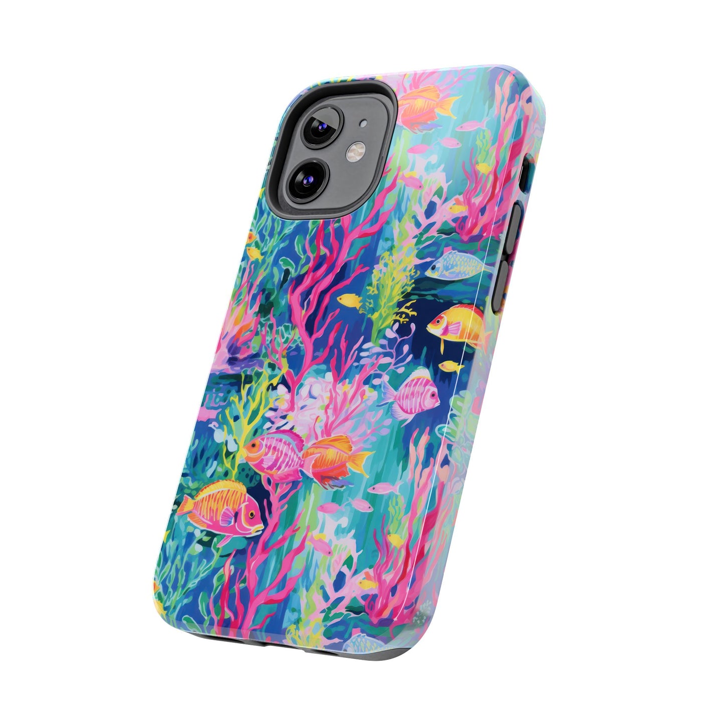 Watercolor Fish Tough Phone Case