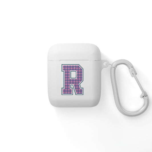 Preppy Letter R AirPods Case Cover