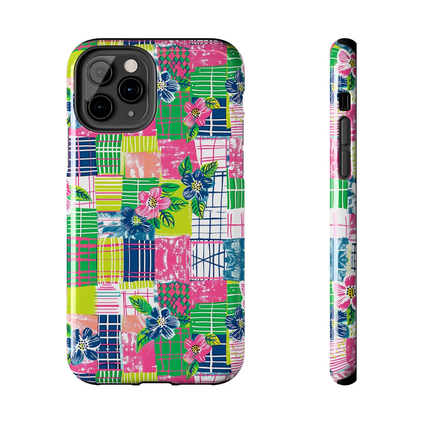 Tropical Madras Tough Phone Case