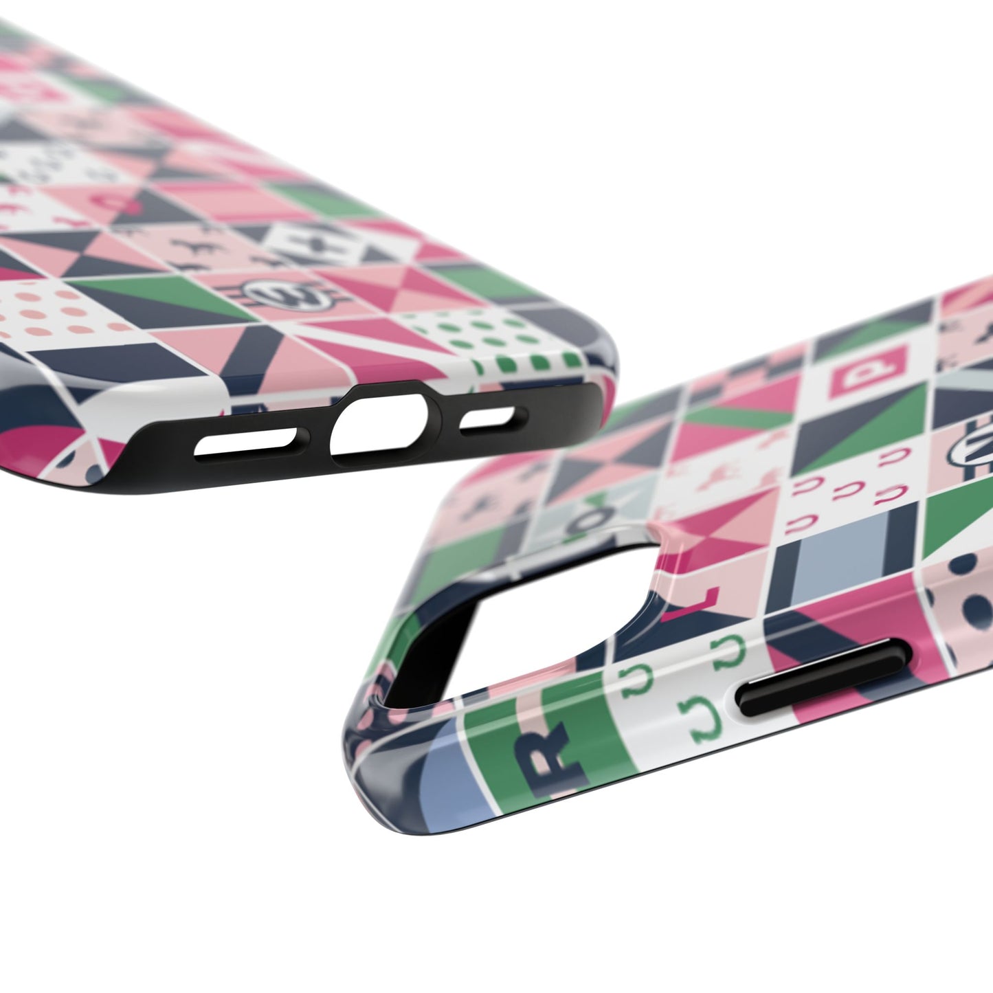 Equestrian Patchwork Tough Phone Case