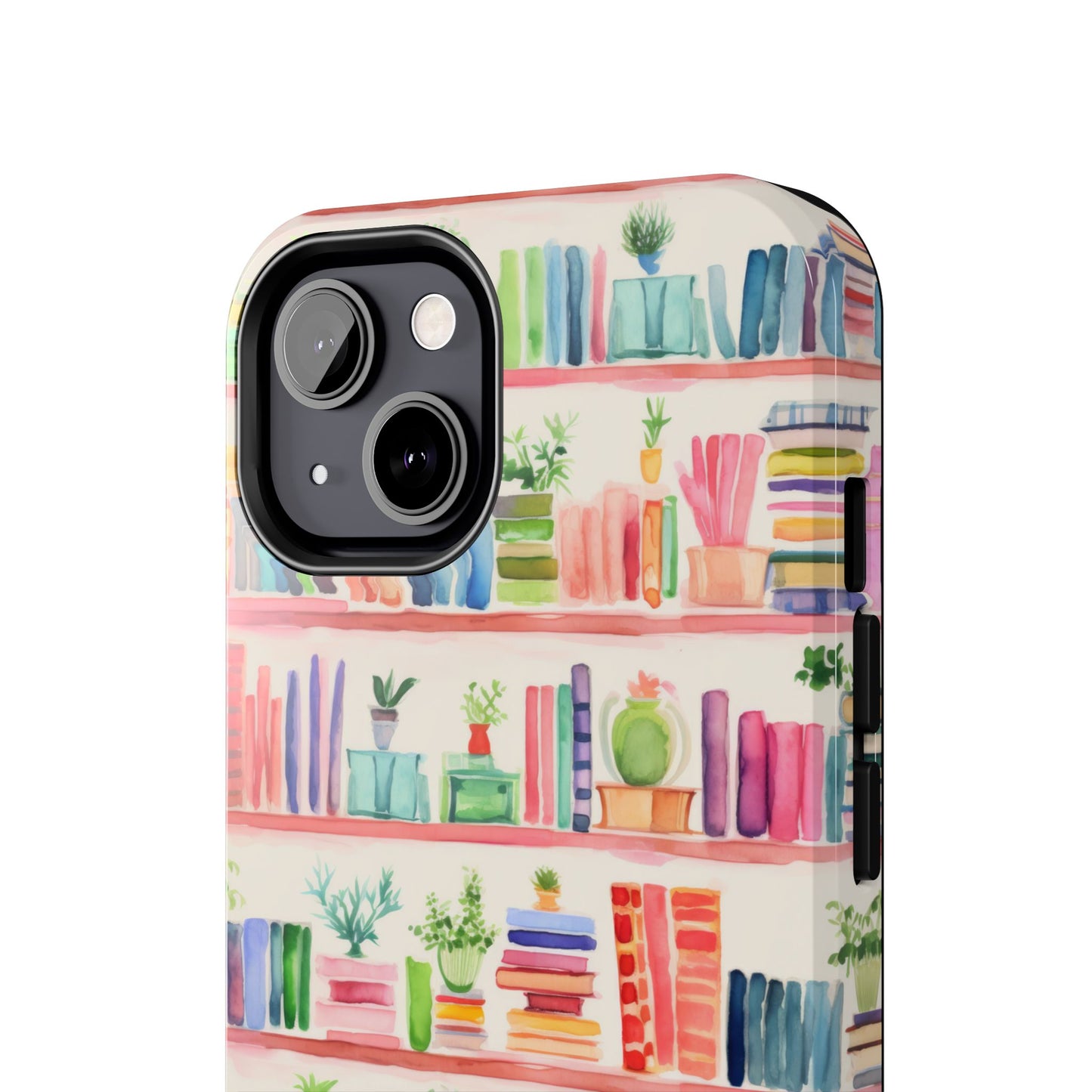 Colorful Bookshelf Tough Phone Cases
