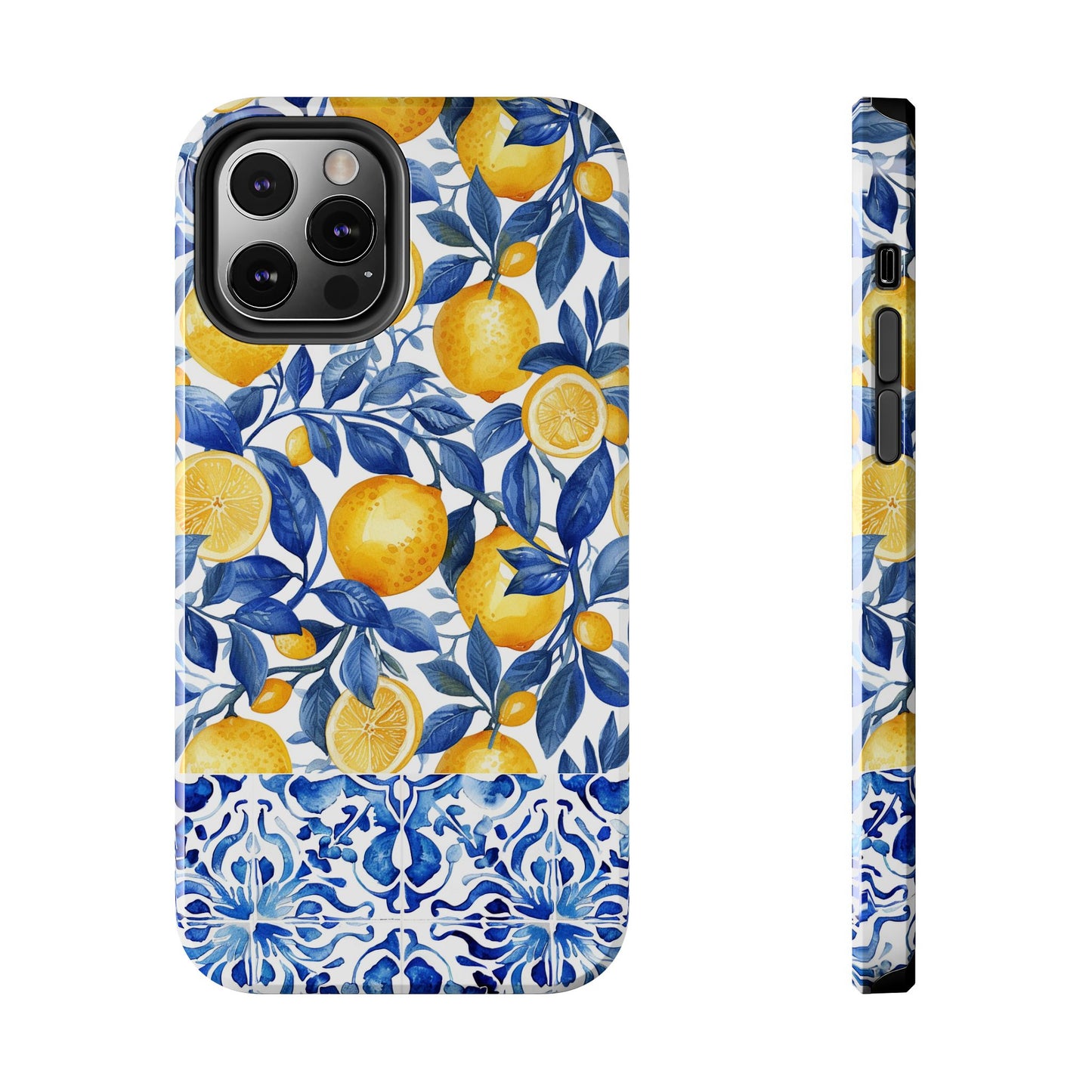 Lemons & Tiles Tough Phone Case