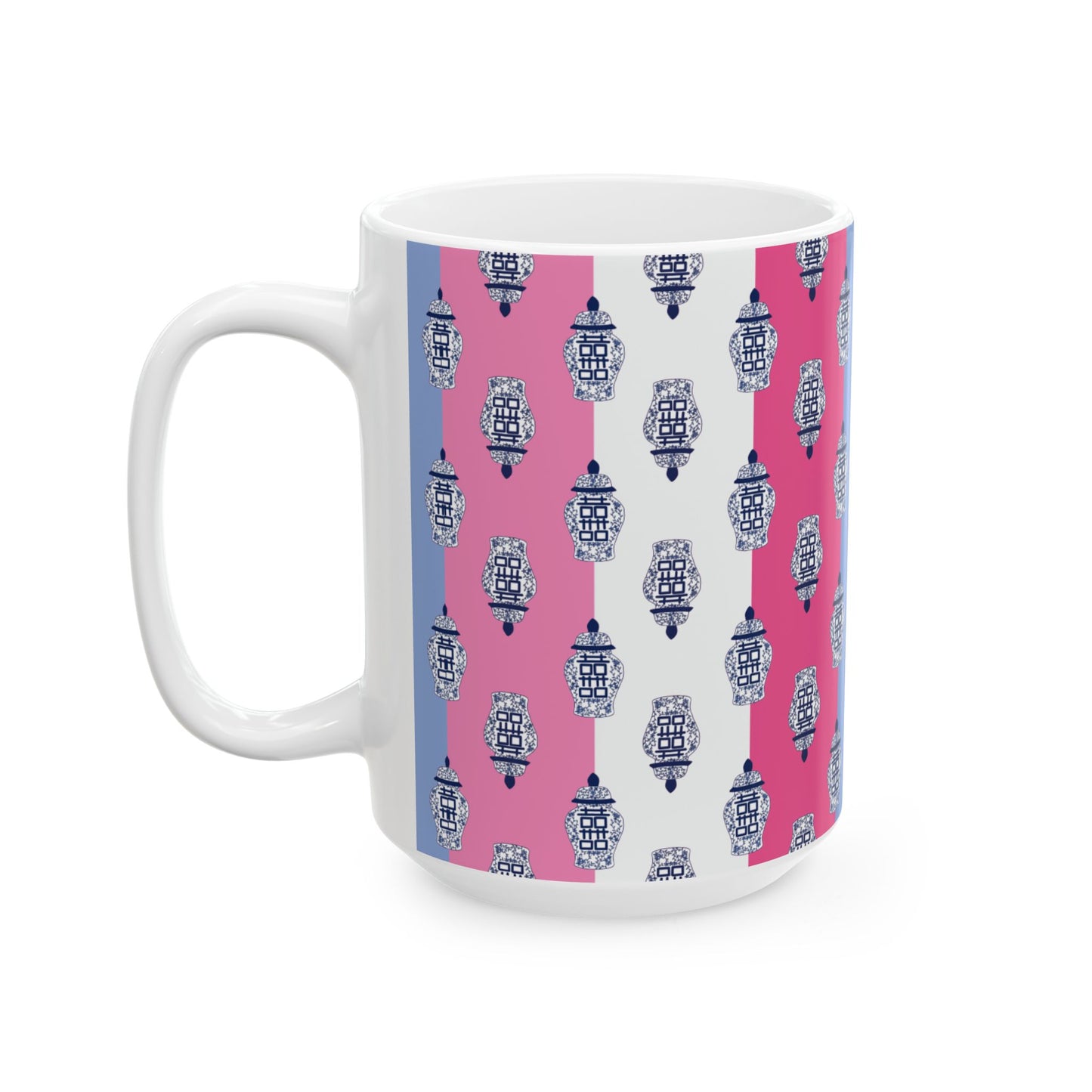 Ginger Jar Stripes Ceramic Mug