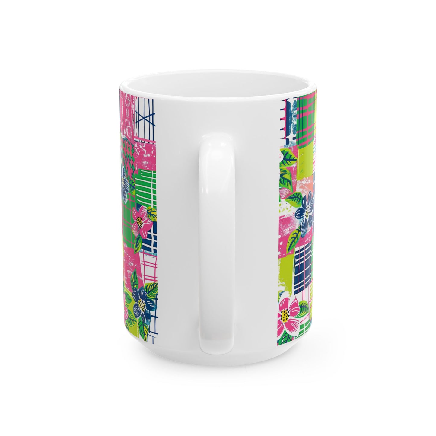 Tropical Madras Ceramic Mug
