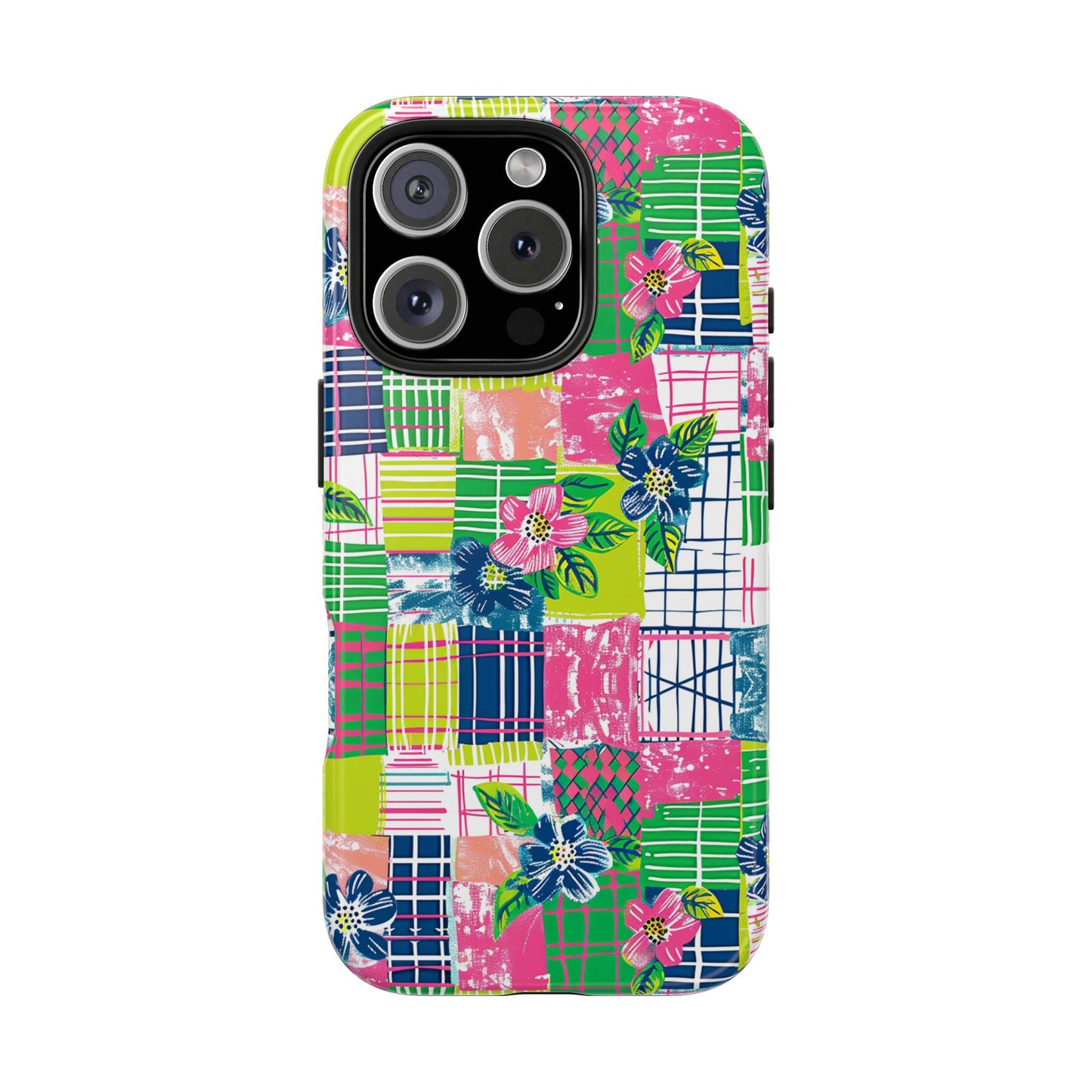 Tropical Madras Tough Phone Case