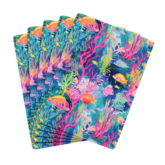 Watercolor Fish Playing Cards