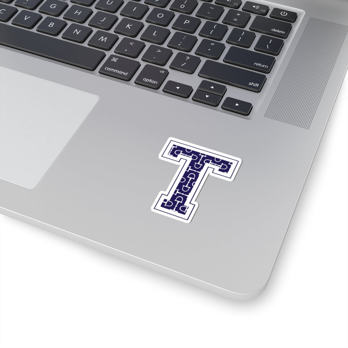 Equestrian Letter T Kiss Cut Sticker