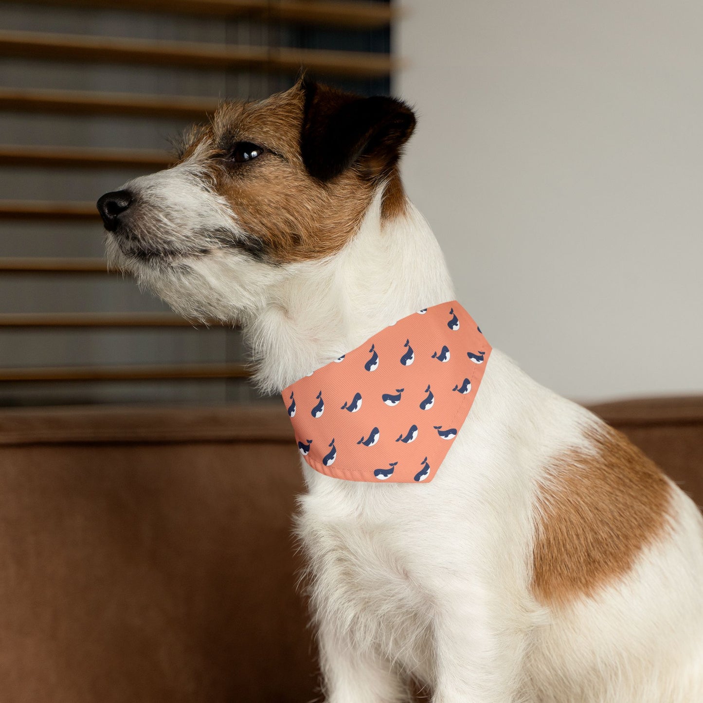 Whimsical Whales Pet Bandana Collar