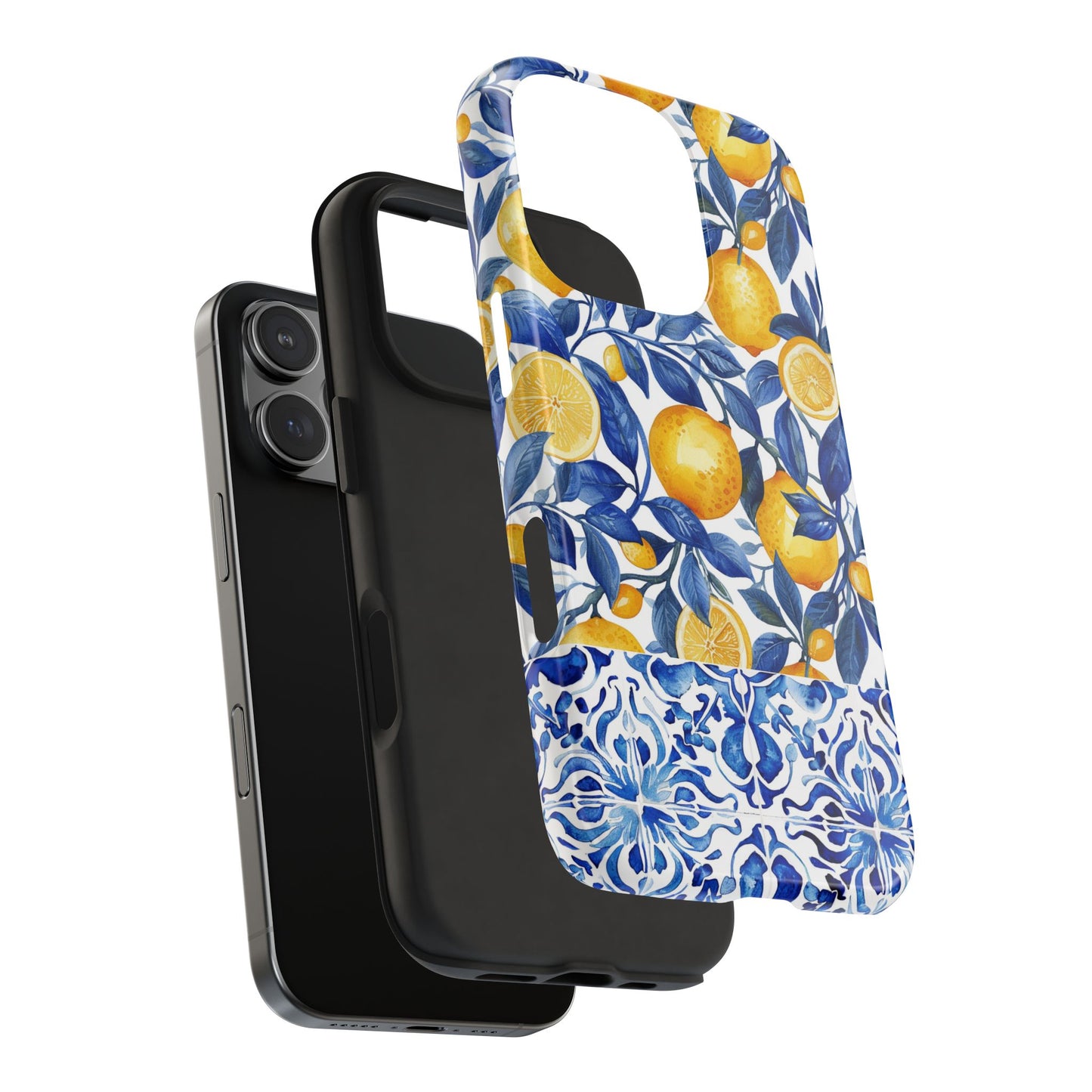 Lemons & Tiles Tough Phone Case
