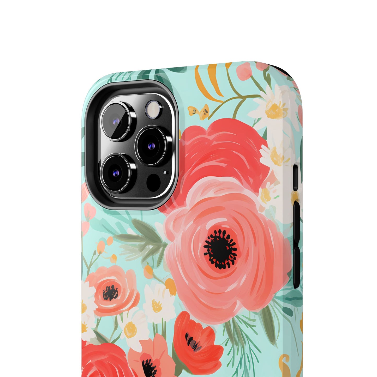Coral FloralTough Phone Case