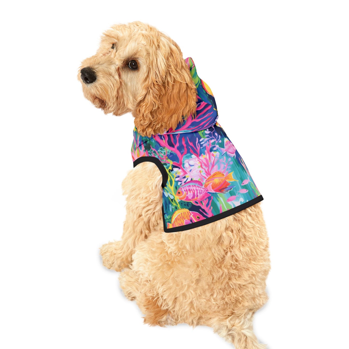 Watercolor Fish Pet Hoodie