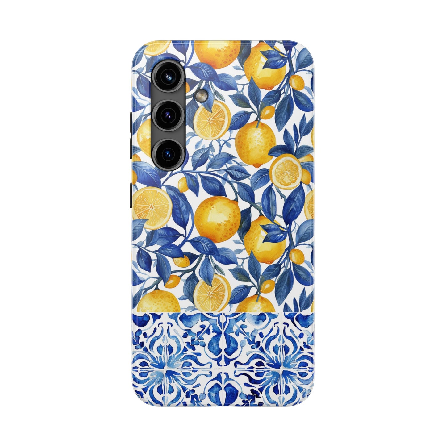 Lemons & Tiles Tough Phone Case