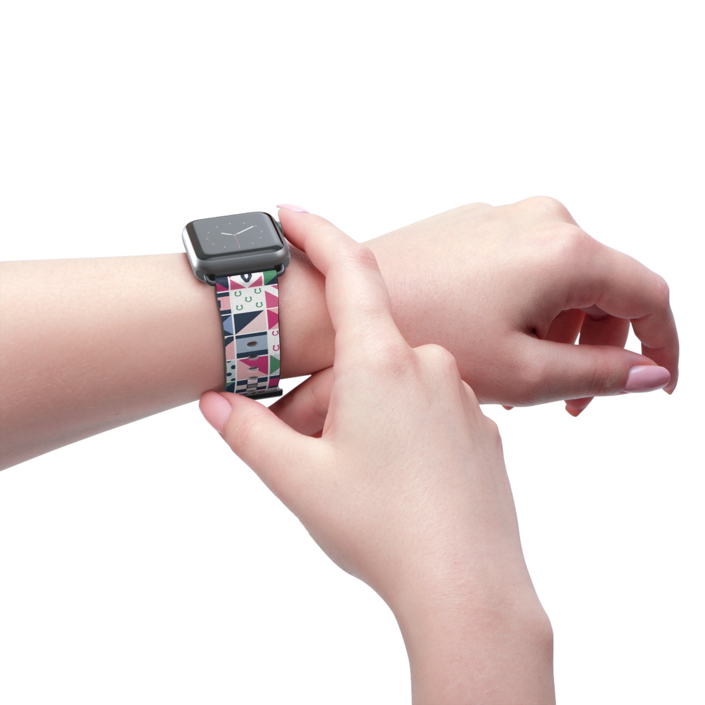 Equestrian Patchwork Watch Band