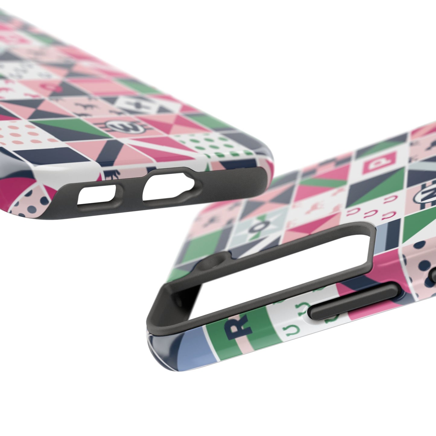 Equestrian Patchwork Tough Phone Case