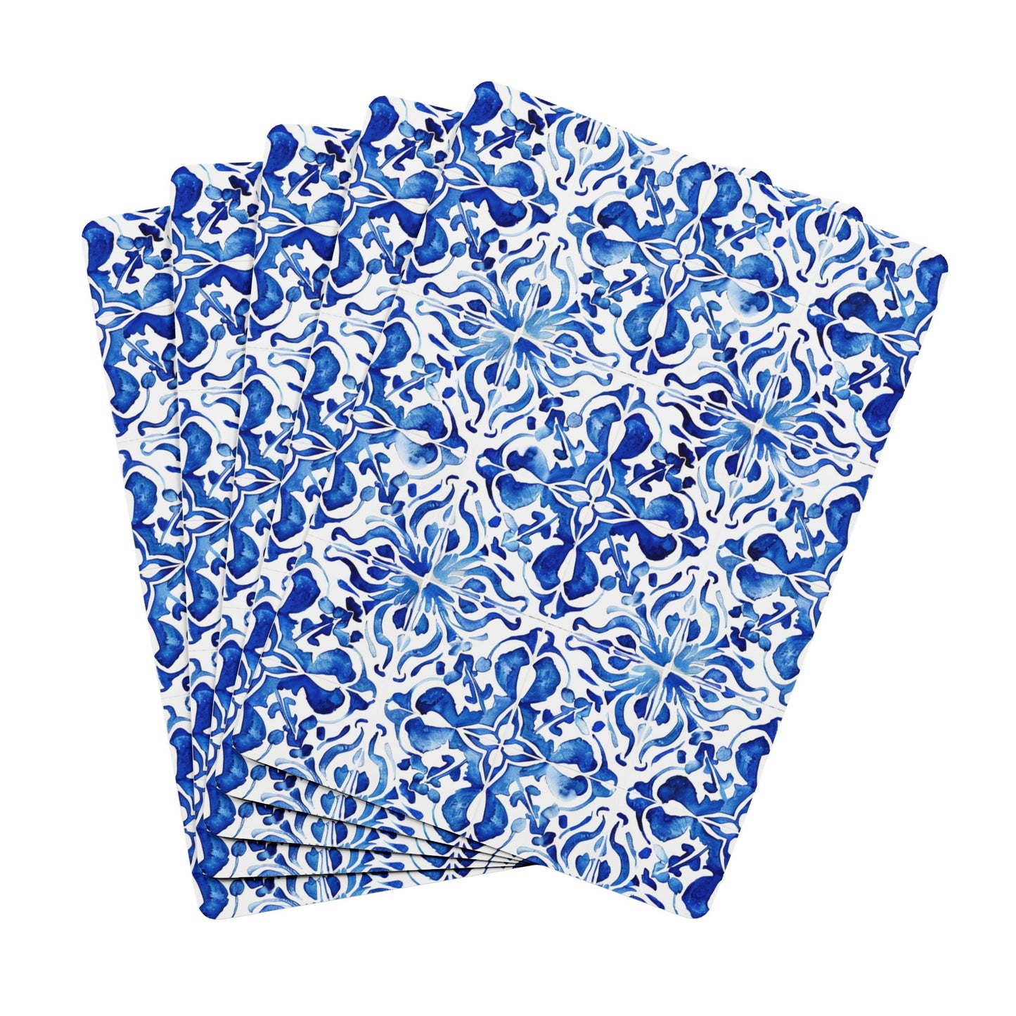 Blue Tile Playing Cards