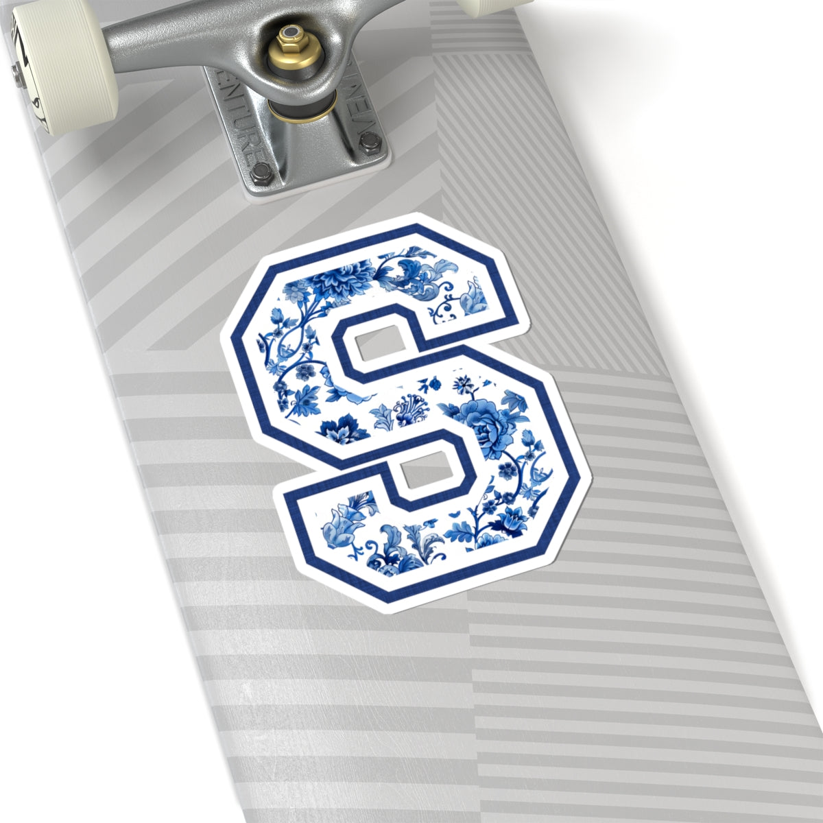 Chinoiserie Letter S Kiss Cut Sticker