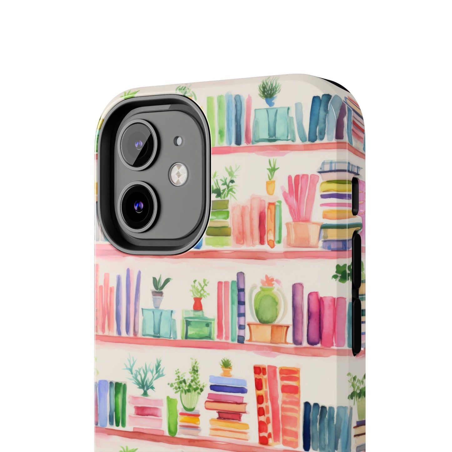 Colorful Bookshelf Tough Phone Cases