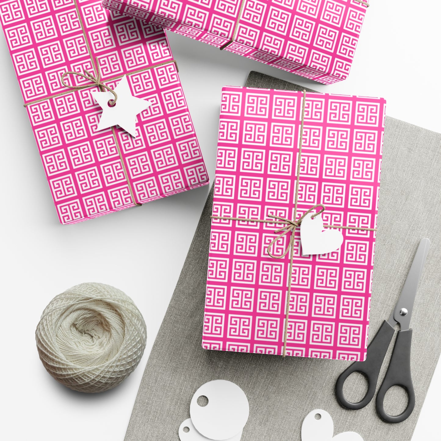 Chinoiserie Fuchsia Pattern Gift Wrap