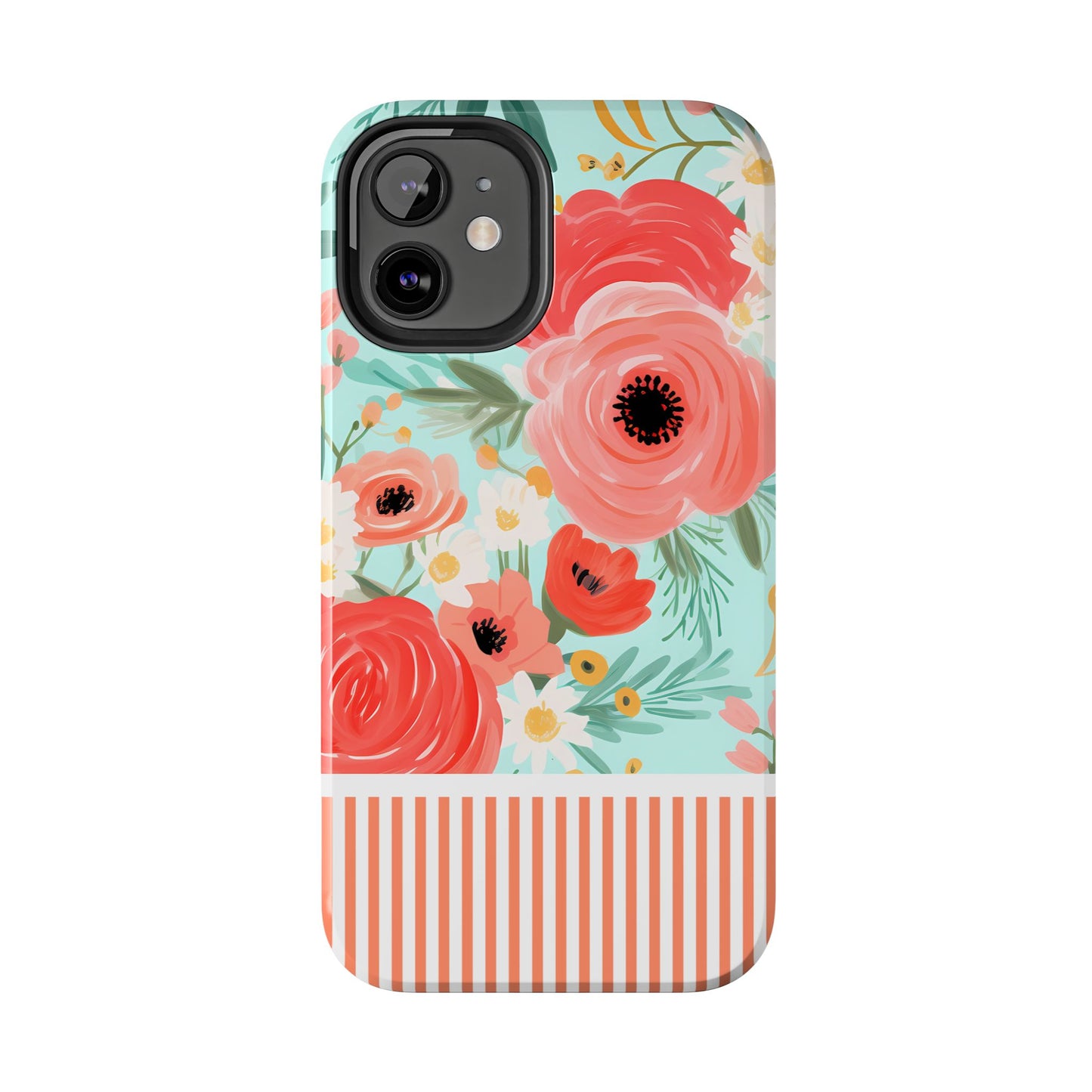 Coral FloralTough Phone Case